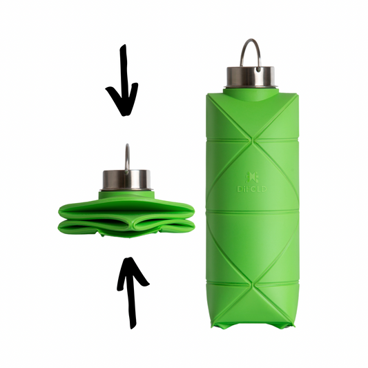 FOLDABLE ORIGAMI BOTTLE MIGHTY GREEN