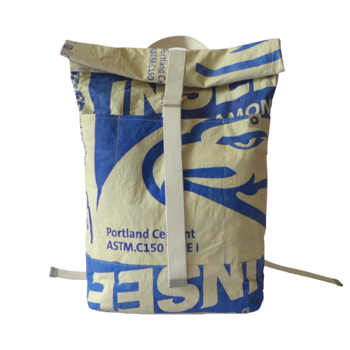 BACKPACK UPCYCLED #CEMENT-BAGS