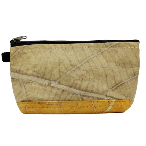COSMETIC BAG - MADE OF LEAFS