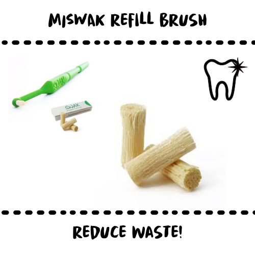 TOOTHBRUSH - REFILL HEAD #MISWAK - Damn Plastic