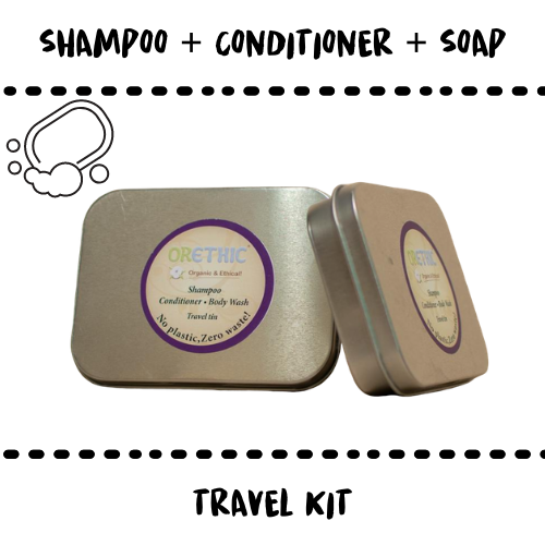 SHAMPOO + SOAP + CONDITIONER + BOX #TRAVEL